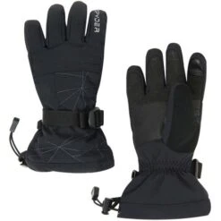 Spyder Boys Overweb Ski Glove 19 Spyder Boys Overweb Ski Glove -Sport Ski Equipment 197046 spyn overweb glv black l