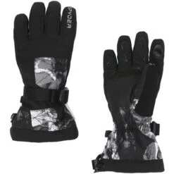 Spyder Boys Overweb Ski Glove 13 Spyder Boys Overweb Ski Glove -Sport Ski Equipment 197046 spyn overweb glv frozen in time pri l