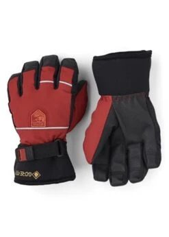 Hestra Junior Gore-Tex Flex 5 Finger Glove -Sport Ski Equipment 2122 hestra juniorgoretexflex5fingerglove red
