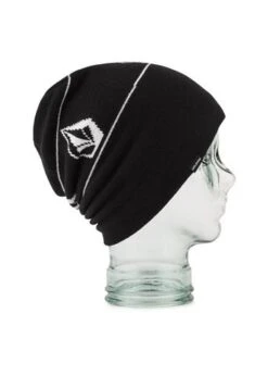 Volcom Men's Deadly Stones Beanie -Sport Ski Equipment 2122 volcom mensdeadlystonesbeanie black