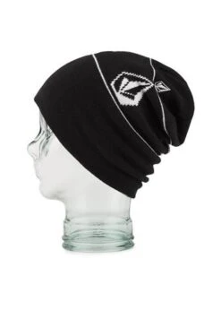 Volcom Men's Deadly Stones Beanie -Sport Ski Equipment 2122 volcom mensdeadlystonesbeanie black2