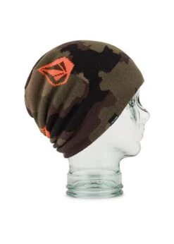 Volcom Men's Deadly Stones Beanie -Sport Ski Equipment 2122 volcom mensdeadlystonesbeanie darkcamo