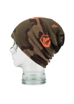 Volcom Men's Deadly Stones Beanie -Sport Ski Equipment 2122 volcom mensdeadlystonesbeanie darkcamo2