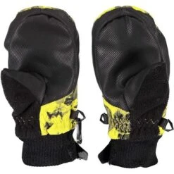 Obermeyer Obermeyer Thumbs Up Mitten Print - Youth -Sport Ski Equipment 7802419187 obe thumbs up mit print nite vision back