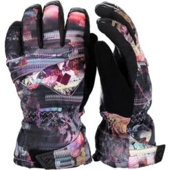 Obermeyer Obermeyer Lava Glove - Youth 22 Obermeyer Obermeyer Lava Glove - Youth -Sport Ski Equipment 7802519135 obe lava glv scat flrl side