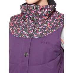 Roxy Women's Dice Vest -Sport Ski Equipment blackberry roxy dice vest women s 38538