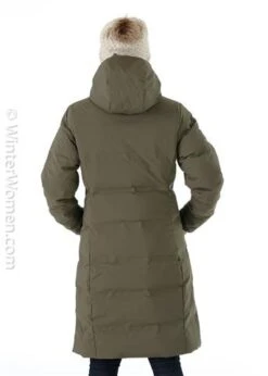 Patagonia Women's Jackson Glacier Parka -Sport Ski Equipment fw2021 patagonia womensjacksonglacierparka basingreen modelb