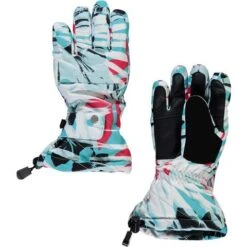 Spyder Girls Synthesis Ski Glove -Sport Ski Equipment fw22 197056 434 a