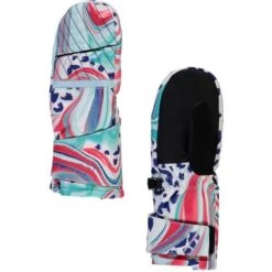 Spyder Toddler Girls Cubby Ski Mitten -Sport Ski Equipment fw22 197066 656 a