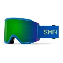 Smith Squad XL Goggle -Sport Ski Equipment fw22 snow squad xl electric blue chromapop sun green mirror