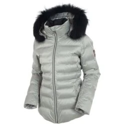 Sunice Women's Fiona Jacket With Real Fur 22 Sunice Women's Fiona Jacket With Real Fur -Sport Ski Equipment fw22 sunice fiona silver