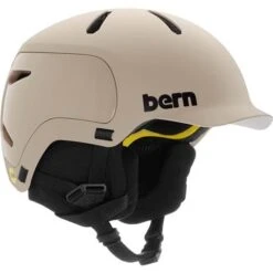 Bern Watts 2.0 MIPS Helmet -Sport Ski Equipment fw22wntr watts 2.0 mips matte sand 810014049564 main