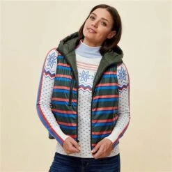 Krimson Klover Women's Vesta Reversible Hooded Vest -Sport Ski Equipment fw23 2050 312 studio 1616