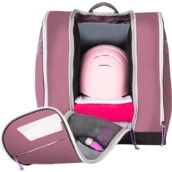 Kulkea Ski Boot Bag | Ski Boot Bag Backpack For Kids -Sport Ski Equipment fw23 sp2rpu crimson lavender kulkea 3