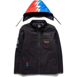 686 Men's Dead Jacket -Sport Ski Equipment fw23 686 mensdeadjacket gratefuldeadblackflannel 12
