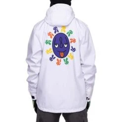 686 Men's Waterproof Coaches Jacket -Sport Ski Equipment fw23 686 menswaterproofcoachesjacket white 3