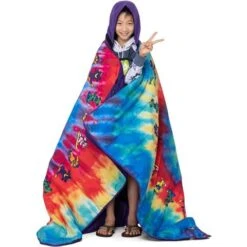 686 Waterproof Hooded Puffer Blanket -Sport Ski Equipment fw23 686 waterproofhoodedpufferblanket gratefuldeadpurpletiedye 6