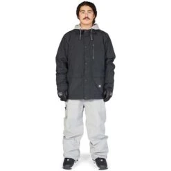 DC Shoes Men's Bandwidth Jacket -Sport Ski Equipment fw23 dc mensbandwidthjacket black 5