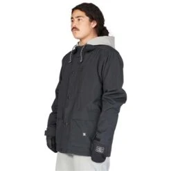 DC Shoes Men's Bandwidth Jacket -Sport Ski Equipment fw23 dc mensbandwidthjacket black 6