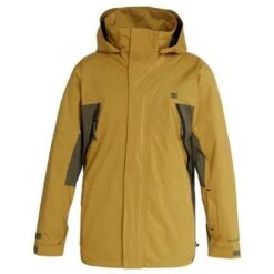 DC Shoes Men's Command 45K Jacket -Sport Ski Equipment fw23 dc menscommand45kjacket bronzemist 11
