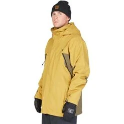 DC Shoes Men's Command 45K Jacket -Sport Ski Equipment fw23 dc menscommand45kjacket bronzemist 6