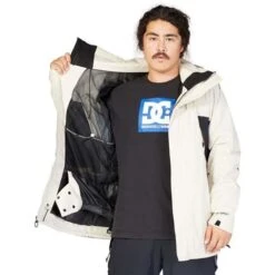 DC Shoes Men's Command 45K Jacket -Sport Ski Equipment fw23 dc menscommand45kjacket pelican 4