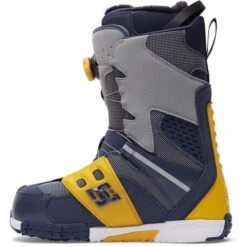 DC Shoes Men's Phantom Boa Boots -Sport Ski Equipment fw23 dc mensphantomboaboots dcnavyyellow 4