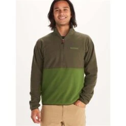 Marmot Men's Rocklin 1/2 Zip -Sport Ski Equipment fw23 marmot mensrocklinhalfzip norifoliage 1
