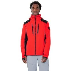 Obermeyer Men's Foundation Jacket -Sport Ski Equipment fw23 obermeyer mensfoundationjacket brakelight 1