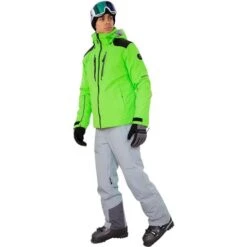 Obermeyer Men's Foundation Jacket -Sport Ski Equipment fw23 obermeyer mensfoundationjacket wasabi 4