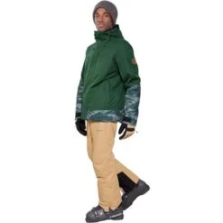 Obermeyer Men's Grommet Jacket -Sport Ski Equipment fw23 obermeyer mensgrommetjacket ascent 5