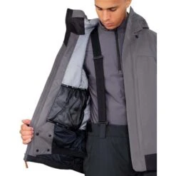 Obermeyer Men's Grommet Jacket -Sport Ski Equipment fw23 obermeyer mensgrommetjacket coal 6