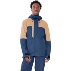 Obermeyer Men's Grommet Jacket -Sport Ski Equipment fw23 obermeyer mensgrommetjacket dune 1