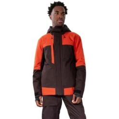 Obermeyer Men's Grommet Jacket -Sport Ski Equipment fw23 obermeyer mensgrommetjacket russet 1