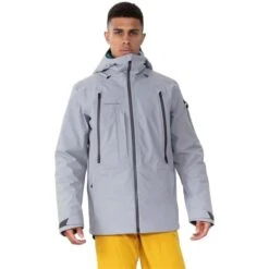 Obermeyer Men's Highlands Shell Jacket 31 Obermeyer Men's Highlands Shell Jacket -Sport Ski Equipment fw23 obermeyer menshighlandsshelljacket shale 1