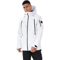 Obermeyer Men's Highlands Shell Jacket 37 Obermeyer Men's Highlands Shell Jacket -Sport Ski Equipment fw23 obermeyer menshighlandsshelljacket white 1