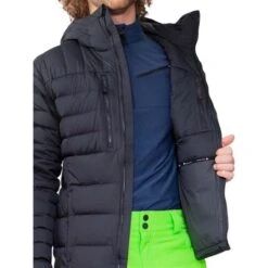 Obermeyer Men's Klaus Down Hoody -Sport Ski Equipment fw23 obermeyer mensklausdownhoody black 4