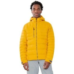 Obermeyer Men's Klaus Down Hoody -Sport Ski Equipment fw23 obermeyer mensklausdownhoody goldenhour 1