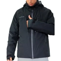 Obermeyer Men's Raze Jacket -Sport Ski Equipment fw23 obermeyer mensrazejacket black 3