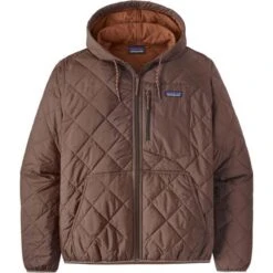 Patagonia Men's Diamond Quilted Bomber Hoody 8 Patagonia Men's Diamond Quilted Bomber Hoody -Sport Ski Equipment fw23 patagonia mensdiamondquiltedbomberhoody conebrown