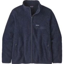 Patagonia Men's Reclaimed Fleece Jacket -Sport Ski Equipment fw23 patagonia mensreclaimedfleecejacket smolderblue 3
