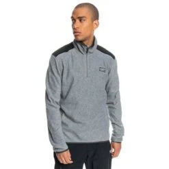 Quiksilver Men's Aker HZ Fleece 12 Quiksilver Men's Aker HZ Fleece -Sport Ski Equipment fw23 quiksilver mensakerhzfleece heathergrey 1