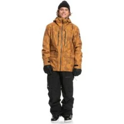 Quiksilver Men's S Carlson Stretch Quest Jacket 7 Quiksilver Men's S Carlson Stretch Quest Jacket -Sport Ski Equipment fw23 quiksilver menscarlsonstretchquestjacket buckthornbrownfadeoutcamo 3