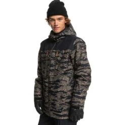 Quiksilver Men's Fairbanks Jacket 15 Quiksilver Men's Fairbanks Jacket -Sport Ski Equipment fw23 quiksilver mensfairbanksjacket grapeleaftigercamo 1