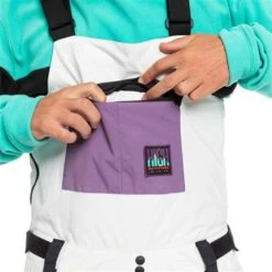 Quiksilver Men's Fly High Bib -Sport Ski Equipment fw23 quiksilver mensflyhighbib snowwhite 4