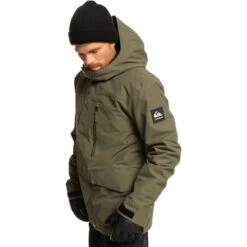 Quiksilver Men's Mission 3-in-1 Jacket -Sport Ski Equipment fw23 quiksilver mensmission3in1jacket grapeleaf 3