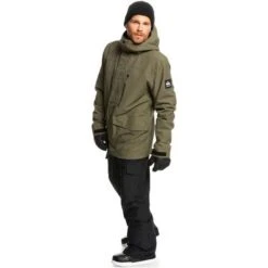 Quiksilver Men's Mission 3-in-1 Jacket -Sport Ski Equipment fw23 quiksilver mensmission3in1jacket grapeleaf 4