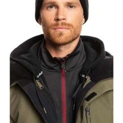 Quiksilver Men's Mission 3-in-1 Jacket -Sport Ski Equipment fw23 quiksilver mensmission3in1jacket grapeleaf 5