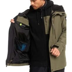 Quiksilver Men's Mission 3-in-1 Jacket -Sport Ski Equipment fw23 quiksilver mensmission3in1jacket grapeleaf 8