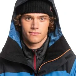 Quiksilver Men's Mission Block Jacket 8 Quiksilver Men's Mission Block Jacket -Sport Ski Equipment fw23 quiksilver mensmissionblockjacket trueblack 4